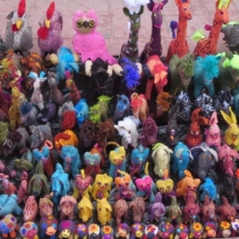 Handmade, wool, animals, from, Mexico